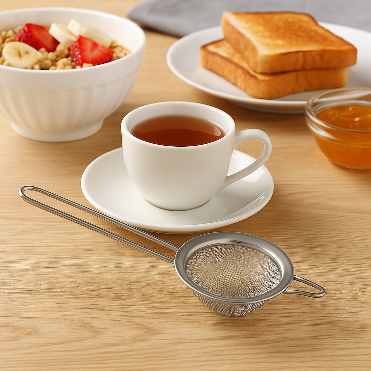 Supermom Slim Stainless Steel Strainer (1 Pc) Supermom Slim Stainless Steel Strainer (1 Pc)